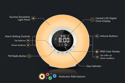 Alarlo Dawn Lite Sunrise Alarm Clock